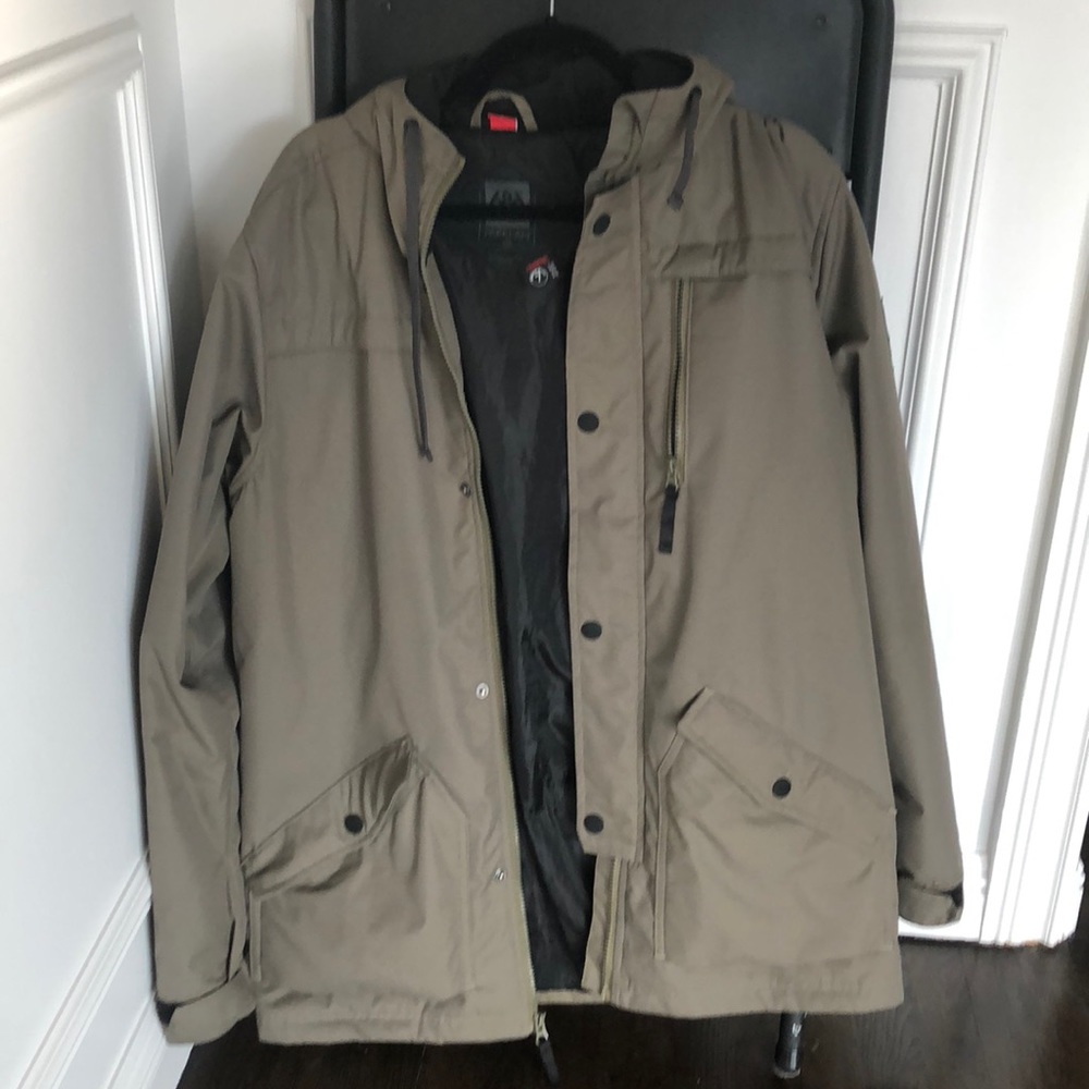 686 Insulated Army Green Parklan Coat Men’s Sz M